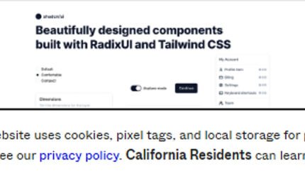 @shadcn/ui - Design System