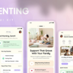 Download UI design resource pack for AI parenting apps