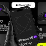 High-end dark gloves for holding iPhones (Apple prototypes)